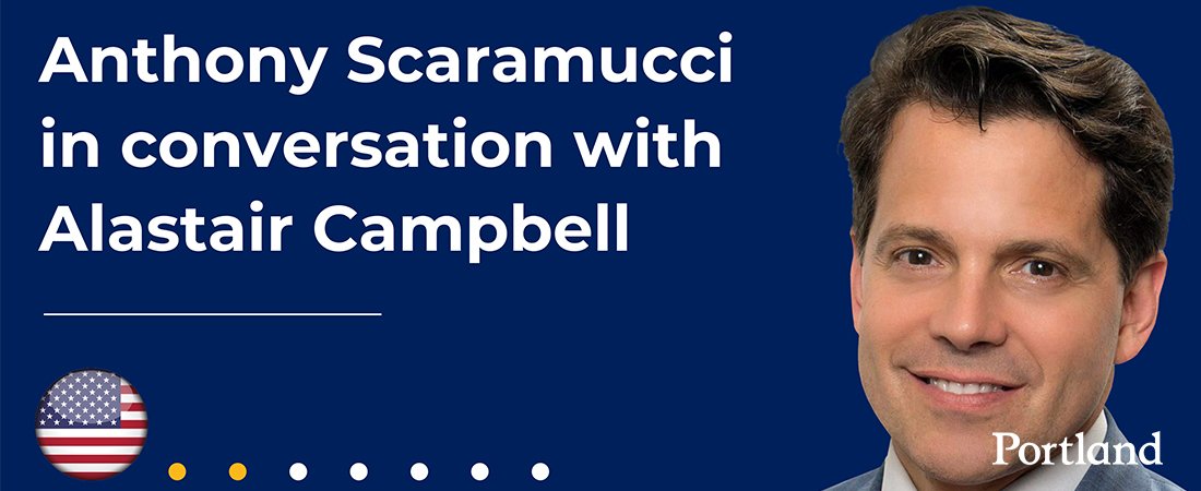 Anthony Scaramucci in conversation with Alastair Campbell