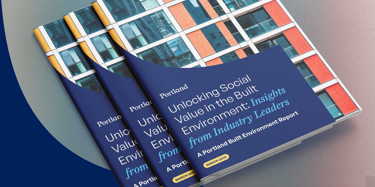 Report cover: Unlocking social value in the built environment: Insights from Industry Leaders