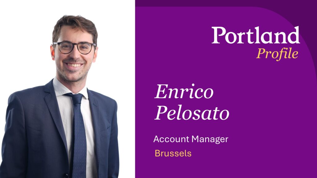 Brussels Account Manager Enrico Pelosato